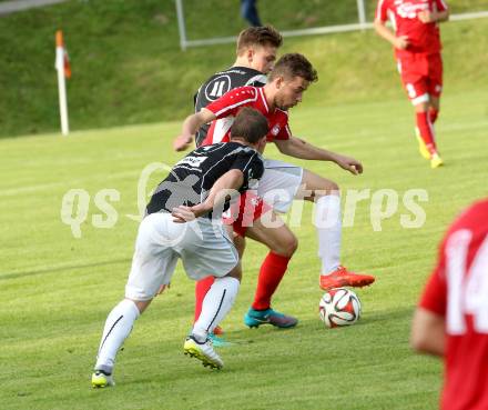 Fussball. Unterliga Ost. Ludmannsdorf gegen KAC 1909. Marcel Quantschnig(Ludmannsdorf), Laslo Rozgonji, Lukas Lausegger (KAC 1909). Ludmannsdorf, 31.5.2015.
Foto: Kuess
---
pressefotos, pressefotografie, kuess, qs, qspictures, sport, bild, bilder, bilddatenbank