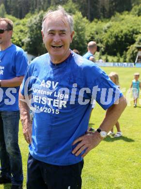 Fussball Kaerntner Liga. Annabichler SV gegen ATUS Ferlach. Co-Trainer Josef Thuller (ASV). Annabichl, am 7.6.2015.
Foto: Kuess
---
pressefotos, pressefotografie, kuess, qs, qspictures, sport, bild, bilder, bilddatenbank