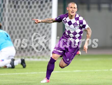 Fussball Regionalliga. Aufstiegs Play Off. SK Austria Klagenfurt gegen Parndorf. Torjubel Rajko Rep, (Austria). KLagenfurt, am 9.6.2015.
Foto: Kuess
---
pressefotos, pressefotografie, kuess, qs, qspictures, sport, bild, bilder, bilddatenbank