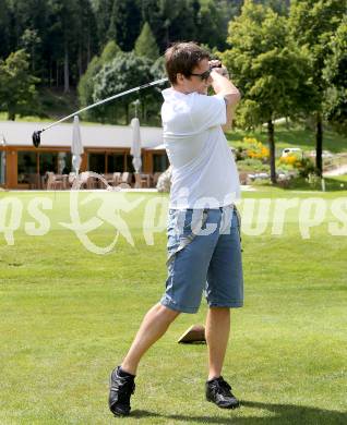 EBEL. Eishockey Bundesliga. Teambuilding VSV. Golf. Daniel Nageler. Tarvis, am 25.8.2014.
Foto: Kuess
---
pressefotos, pressefotografie, kuess, qs, qspictures, sport, bild, bilder, bilddatenbank