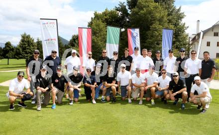 EBEL. Eishockey Bundesliga. Teambuilding VSV. Golf. Gruppenfoto. Mannschaftsfoto. Tarvis, am 25.8.2014.
Foto: Kuess
---
pressefotos, pressefotografie, kuess, qs, qspictures, sport, bild, bilder, bilddatenbank