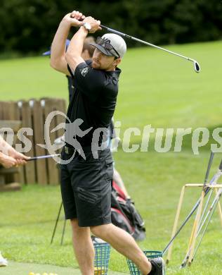 EBEL. Eishockey Bundesliga. Teambuilding VSV. Golf. Eric Hunter. Tarvis, am 25.8.2014.
Foto: Kuess
---
pressefotos, pressefotografie, kuess, qs, qspictures, sport, bild, bilder, bilddatenbank