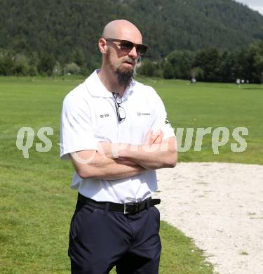 EBEL. Eishockey Bundesliga. Teambuilding VSV. Golf. Co-Trainer Markus Peintner. Tarvis, am 25.8.2014.
Foto: Kuess
---
pressefotos, pressefotografie, kuess, qs, qspictures, sport, bild, bilder, bilddatenbank