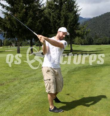 EBEL. Eishockey Bundesliga. Teambuilding VSV. Golf. Sean Ringrose. Tarvis, am 25.8.2014.
Foto: Kuess
---
pressefotos, pressefotografie, kuess, qs, qspictures, sport, bild, bilder, bilddatenbank