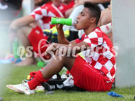 Fussball Testspiel. Annabichler SV gegen SK Austria Klagenfurt.  Nosa Iyobosa Edokpolor  (Austria). Welzenegg, am 29.6.2015.
Foto: Kuess
---
pressefotos, pressefotografie, kuess, qs, qspictures, sport, bild, bilder, bilddatenbank