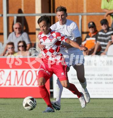 Fussball Testspiel. Annabichler SV gegen SK Austria Klagenfurt.  Eric Zachhuber (Austria). Welzenegg, am 29.6.2015.
Foto: Kuess
---
pressefotos, pressefotografie, kuess, qs, qspictures, sport, bild, bilder, bilddatenbank