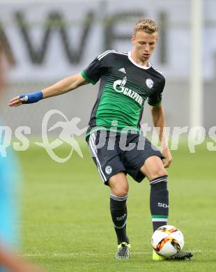 Fussball Testspiel. SK Austria Klagenfurt gegen Schalke 04. Friedrich Marvin  (Schalke). Klagenfurt, am 8.7.2015.
Foto: Kuess
---
pressefotos, pressefotografie, kuess, qs, qspictures, sport, bild, bilder, bilddatenbank