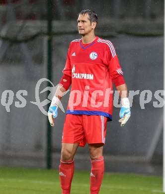 Fussball Testspiel. SK Austria Klagenfurt gegen Schalke 04. Michael Gspurnig (Schalke). Klagenfurt, am 8.7.2015.
---
pressefotos, pressefotografie, kuess, qs, qspictures, sport, bild, bilder, bilddatenbank