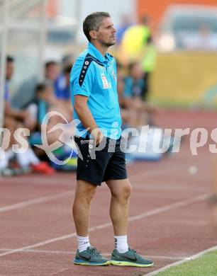 Fussball Testspiel. RZ Pellets WAC gegen Schalke 04.  Trainer Dietmar Kuehbauer (WAC). Wolfsberg, am 10.7.2015.
Foto: Kuess
---
pressefotos, pressefotografie, kuess, qs, qspictures, sport, bild, bilder, bilddatenbank