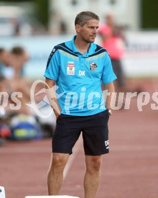 Fussball Testspiel. RZ Pellets WAC gegen Schalke 04. Trainer Dietmar Kuehbauer (WAC). Wolfsberg, am 10.7.2015.
Foto: Kuess
---
pressefotos, pressefotografie, kuess, qs, qspictures, sport, bild, bilder, bilddatenbank