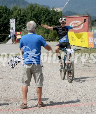 Mountainbike. Oesterreichische Meisterschaften.  Sieger Gregor Raggl.   Alpenarena Villach, 19.7.2015.
Foto: Kuess
---
pressefotos, pressefotografie, kuess, qs, qspictures, sport, bild, bilder, bilddatenbank