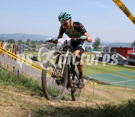 Mountainbike. Oesterreichische Meisterschaften.  Alexander Gehbauer.  Alpenarena Villach, 19.7.2015.
Foto: Kuess
---
pressefotos, pressefotografie, kuess, qs, qspictures, sport, bild, bilder, bilddatenbank