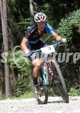 Mountainbike. Oesterreichische Meisterschaften.  Gregor Raggl.  Alpenarena Villach, 19.7.2015.
Foto: Kuess
---
pressefotos, pressefotografie, kuess, qs, qspictures, sport, bild, bilder, bilddatenbank