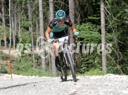 Mountainbike. Oesterreichische Meisterschaften.  Alexander Gehbauer.  Alpenarena Villach, 19.7.2015.
Foto: Kuess
---
pressefotos, pressefotografie, kuess, qs, qspictures, sport, bild, bilder, bilddatenbank