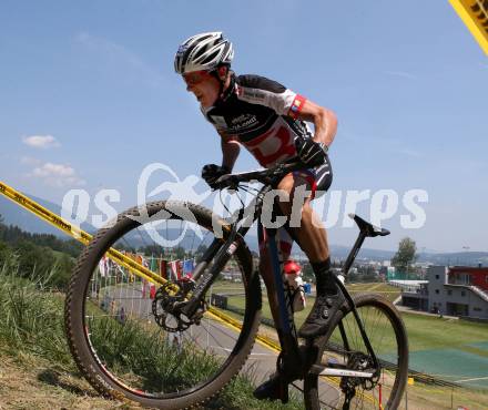 Mountainbike. Oesterreichische Meisterschaften.  Robert Gehbauer.  Alpenarena Villach, 19.7.2015.
Foto: Kuess
---
pressefotos, pressefotografie, kuess, qs, qspictures, sport, bild, bilder, bilddatenbank