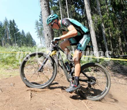 Mountainbike. Oesterreichische Meisterschaften.  Alexander Gehbauer.  Alpenarena Villach, 19.7.2015.
Foto: Kuess
---
pressefotos, pressefotografie, kuess, qs, qspictures, sport, bild, bilder, bilddatenbank