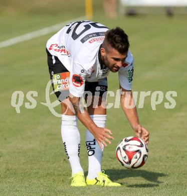 Fussball OEFB Cup. ASKOE Koettmannsdorf gegen RZ Pellets WAC.  Manuel Seidl (WAC). Koettmannsdorf, am 19.7.2015.
Foto: Kuess
---
pressefotos, pressefotografie, kuess, qs, qspictures, sport, bild, bilder, bilddatenbank