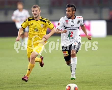 Fussball. UEFA Europa League 2015/2016. Second Qualifying Round. RZ Pellets WAC gegen FC Shakhtyor Soligorsk. Stephan Palla (WAC). Klagenfurt, am 23.7.2015.
Foto: Kuess
---
pressefotos, pressefotografie, kuess, qs, qspictures, sport, bild, bilder, bilddatenbank