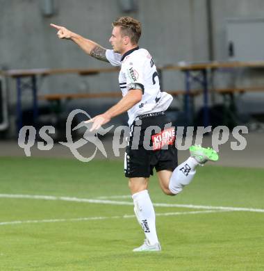 Fussball. UEFA Europa League 2015/2016. Second Qualifying Round. RZ Pellets WAC gegen FC Shakhtyor Soligorsk. Torjubel Michael Sollbauer (WAC). Klagenfurt, am 23.7.2015.
Foto: Kuess
---
pressefotos, pressefotografie, kuess, qs, qspictures, sport, bild, bilder, bilddatenbank