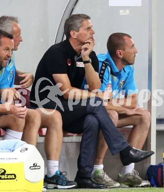 Fussball. UEFA Europa League 2015/2016. Second Qualifying Round. RZ Pellets WAC gegen FC Shakhtyor Soligorsk. Trainer Dietmar Kuehbauer (WAC). Klagenfurt, am 23.7.2015.
Foto: Kuess
---
pressefotos, pressefotografie, kuess, qs, qspictures, sport, bild, bilder, bilddatenbank