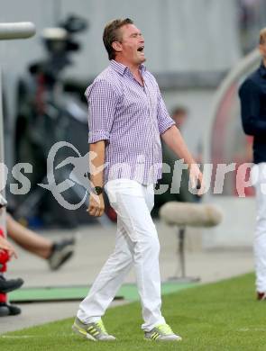 Fussball. Sky go Erste Liga. SK Austria Klagenfurt gegen FC Liefering. Trainer Manfred Bender (Klagenfurt). Klagenfurt, am 24.7.2015.
Foto: Kuess
---
pressefotos, pressefotografie, kuess, qs, qspictures, sport, bild, bilder, bilddatenbank