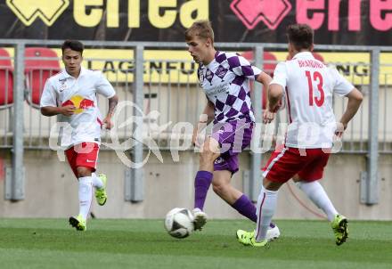 Fussball. Sky go Erste Liga. SK Austria Klagenfurt gegen FC Liefering. Patrik Eler, (Klagenfurt), Michael Brandner (Liefering). Klagenfurt, am 24.7.2015.
Foto: Kuess
---
pressefotos, pressefotografie, kuess, qs, qspictures, sport, bild, bilder, bilddatenbank