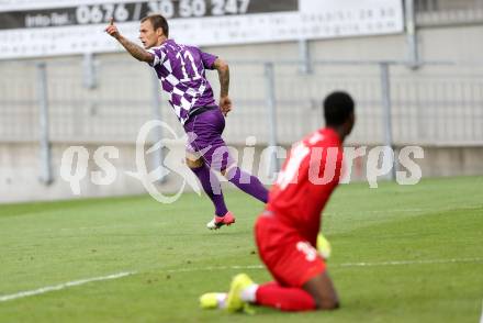 Fussball. Sky go Erste Liga. SK Austria Klagenfurt gegen FC Liefering. Torjubel Rajko Rep (Klagenfurt). Klagenfurt, am 24.7.2015.
Foto: Kuess
---
pressefotos, pressefotografie, kuess, qs, qspictures, sport, bild, bilder, bilddatenbank