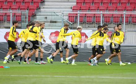 Fussball. UEFA Europa League 2015/2016. Third qualifying round. RZ Pellets WAC gegen Borussia Dortmund. Training (Dortmund). Klagenfurt, am 29.7.2015.
Foto: Kuess
---
pressefotos, pressefotografie, kuess, qs, qspictures, sport, bild, bilder, bilddatenbank