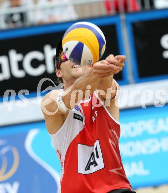 2015 CEV A1 Beachvolleyball Europameisterschaft. Robin SEIDL,  (AUT). Klagenfurt, 29.7.2015.
Foto: Kuess
---
pressefotos, pressefotografie, kuess, qs, qspictures, sport, bild, bilder, bilddatenbank