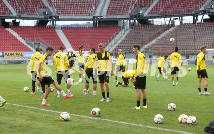 Fussball. UEFA Europa League 2015/2016. Third qualifying round. RZ Pellets WAC gegen Borussia Dortmund. Training (Dortmund). Klagenfurt, am 29.7.2015.
Foto: Kuess
---
pressefotos, pressefotografie, kuess, qs, qspictures, sport, bild, bilder, bilddatenbank