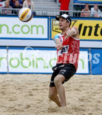 2015 CEV A1 Beachvolleyball Europameisterschaft.  Alexander Xandi HUBER (AUT). Klagenfurt, 29.7.2015.
Foto: Kuess
---
pressefotos, pressefotografie, kuess, qs, qspictures, sport, bild, bilder, bilddatenbank