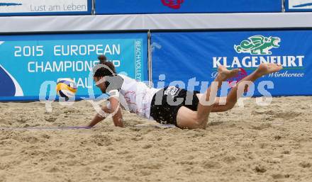 2015 CEV A1 Beachvolleyball Europameisterschaft.  Daniel MUELLNER, (AUT). Klagenfurt, 29.7.2015.
Foto: Kuess
---
pressefotos, pressefotografie, kuess, qs, qspictures, sport, bild, bilder, bilddatenbank