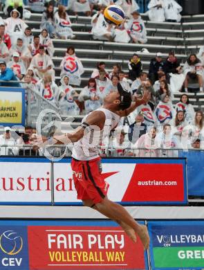 2015 CEV A1 Beachvolleyball Europameisterschaft. Alexander Horst,  (AUT). Klagenfurt, 29.7.2015.
Foto: Kuess
---
pressefotos, pressefotografie, kuess, qs, qspictures, sport, bild, bilder, bilddatenbank