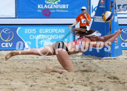 2015 CEV A1 Beachvolleyball Europameisterschaft. Katharina Elisabeth Schuetzenhoefer (AUT). Klagenfurt, 28.7.2015.
Foto: Kuess
---
pressefotos, pressefotografie, kuess, qs, qspictures, sport, bild, bilder, bilddatenbank