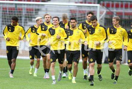 Fussball. UEFA Europa League 2015/2016. Third qualifying round. RZ Pellets WAC gegen Borussia Dortmund. Training (Dortmund). Klagenfurt, am 29.7.2015.
Foto: Kuess
---
pressefotos, pressefotografie, kuess, qs, qspictures, sport, bild, bilder, bilddatenbank