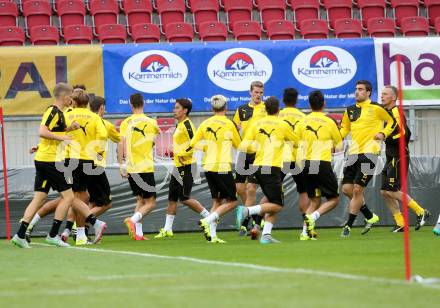 Fussball. UEFA Europa League 2015/2016. Third qualifying round. RZ Pellets WAC gegen Borussia Dortmund. Training (Dortmund). Klagenfurt, am 29.7.2015.
Foto: Kuess 
---
pressefotos, pressefotografie, kuess, qs, qspictures, sport, bild, bilder, bilddatenbank