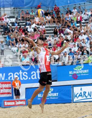 2015 CEV A1 Beachvolleyball Europameisterschaft.  Alexander Xandi HUBER (AUT). Klagenfurt, 29.7.2015.
Foto: Kuess
---
pressefotos, pressefotografie, kuess, qs, qspictures, sport, bild, bilder, bilddatenbank