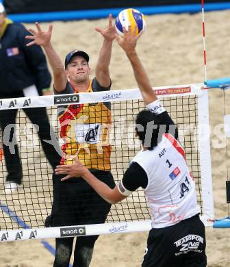 2015 CEV A1 Beachvolleyball Europameisterschaft. Robert MEEUWSEN,  (NED). Klagenfurt, 29.7.2015.
Foto: Kuess
---
pressefotos, pressefotografie, kuess, qs, qspictures, sport, bild, bilder, bilddatenbank