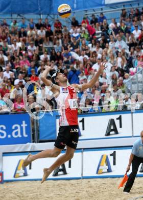 2015 CEV A1 Beachvolleyball Europameisterschaft. Alexander Xandi HUBER (AUT). Klagenfurt, 29.7.2015.
Foto: Kuess
---
pressefotos, pressefotografie, kuess, qs, qspictures, sport, bild, bilder, bilddatenbank