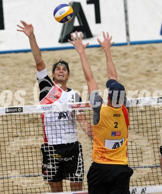 2015 CEV A1 Beachvolleyball Europameisterschaft. Peter EGLSEER,  (AUT). Klagenfurt, 29.7.2015.
Foto: Kuess
---
pressefotos, pressefotografie, kuess, qs, qspictures, sport, bild, bilder, bilddatenbank