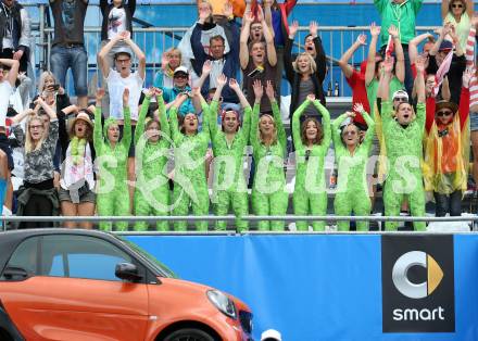 2015 CEV A1 Beachvolleyball Europameisterschaft. Fans. Klagenfurt, 29.7.2015.
Foto: Kuess
---
pressefotos, pressefotografie, kuess, qs, qspictures, sport, bild, bilder, bilddatenbank