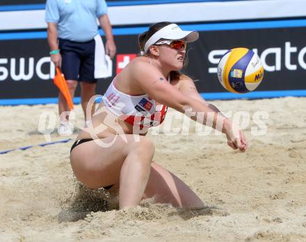 2015 CEV A1 Beachvolleyball Europameisterschaft. Katharina Elisabeth Schuetzenhoefer (AUT). Klagenfurt, 28.7.2015.
Foto: Kuess
---
pressefotos, pressefotografie, kuess, qs, qspictures, sport, bild, bilder, bilddatenbank