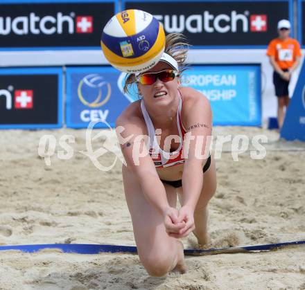 2015 CEV A1 Beachvolleyball Europameisterschaft. Katharina Elisabeth Schuetzenhoefer (AUT). Klagenfurt, 28.7.2015.
Foto: Kuess
---
pressefotos, pressefotografie, kuess, qs, qspictures, sport, bild, bilder, bilddatenbank