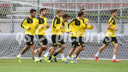 Fussball. UEFA Europa League 2015/2016. Third qualifying round. RZ Pellets WAC gegen Borussia Dortmund. Training (Dortmund). Klagenfurt, am 29.7.2015.
Foto: Kuess 
---
pressefotos, pressefotografie, kuess, qs, qspictures, sport, bild, bilder, bilddatenbank