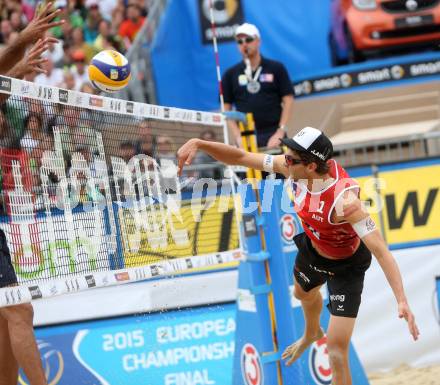 2015 CEV A1 Beachvolleyball Europameisterschaft. Robin Seidl (AUT). Klagenfurt, 30.7.2015.
Foto: Kuess
---
pressefotos, pressefotografie, kuess, qs, qspictures, sport, bild, bilder, bilddatenbank