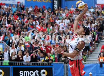 2015 CEV A1 Beachvolleyball Europameisterschaft. Alexander Horst, (AUT). Klagenfurt, 30.7.2015.
Foto: Kuess
---
pressefotos, pressefotografie, kuess, qs, qspictures, sport, bild, bilder, bilddatenbank