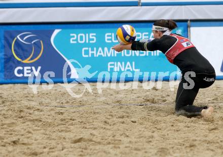 2015 CEV A1 Beachvolleyball Europameisterschaft. Valerie TEUFL, (AUT). Klagenfurt, 30.7.2015.
Foto: Kuess
---
pressefotos, pressefotografie, kuess, qs, qspictures, sport, bild, bilder, bilddatenbank