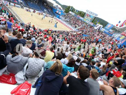 2015 CEV A1 Beachvolleyball Europameisterschaft. Fans. Klagenfurt, 30.7.2015.
Foto: Kuess
---
pressefotos, pressefotografie, kuess, qs, qspictures, sport, bild, bilder, bilddatenbank