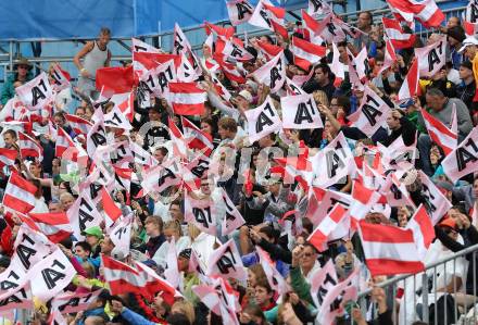 2015 CEV A1 Beachvolleyball Europameisterschaft. Fans. Klagenfurt, 30.7.2015.
Foto: Kuess
---
pressefotos, pressefotografie, kuess, qs, qspictures, sport, bild, bilder, bilddatenbank