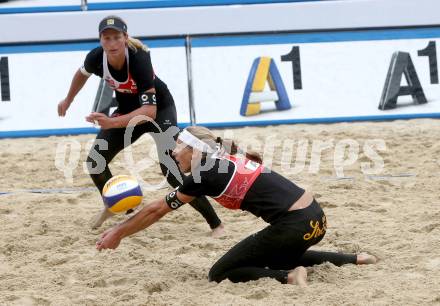 2015 CEV A1 Beachvolleyball Europameisterschaft. Barbara Hansel, Stefanie Schwaiger (AUT). Klagenfurt, 29.7.2015.
Foto: Kuess
---
pressefotos, pressefotografie, kuess, qs, qspictures, sport, bild, bilder, bilddatenbank